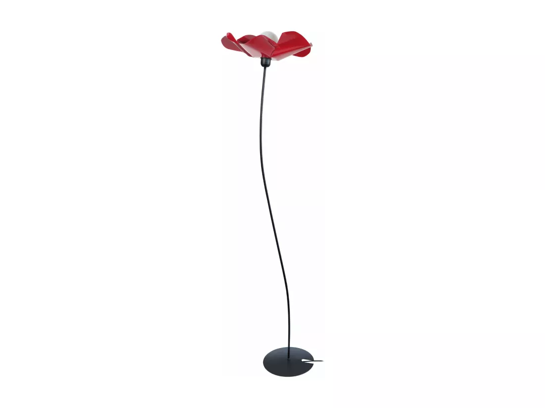 Lampadaire , arbre métal rouge155 cm.