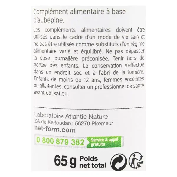 Nat & Form Original Aubépine 200 gélules