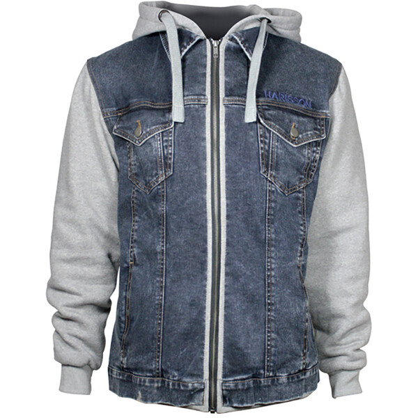 Harisson - Blouson Westside Bleu / Gris