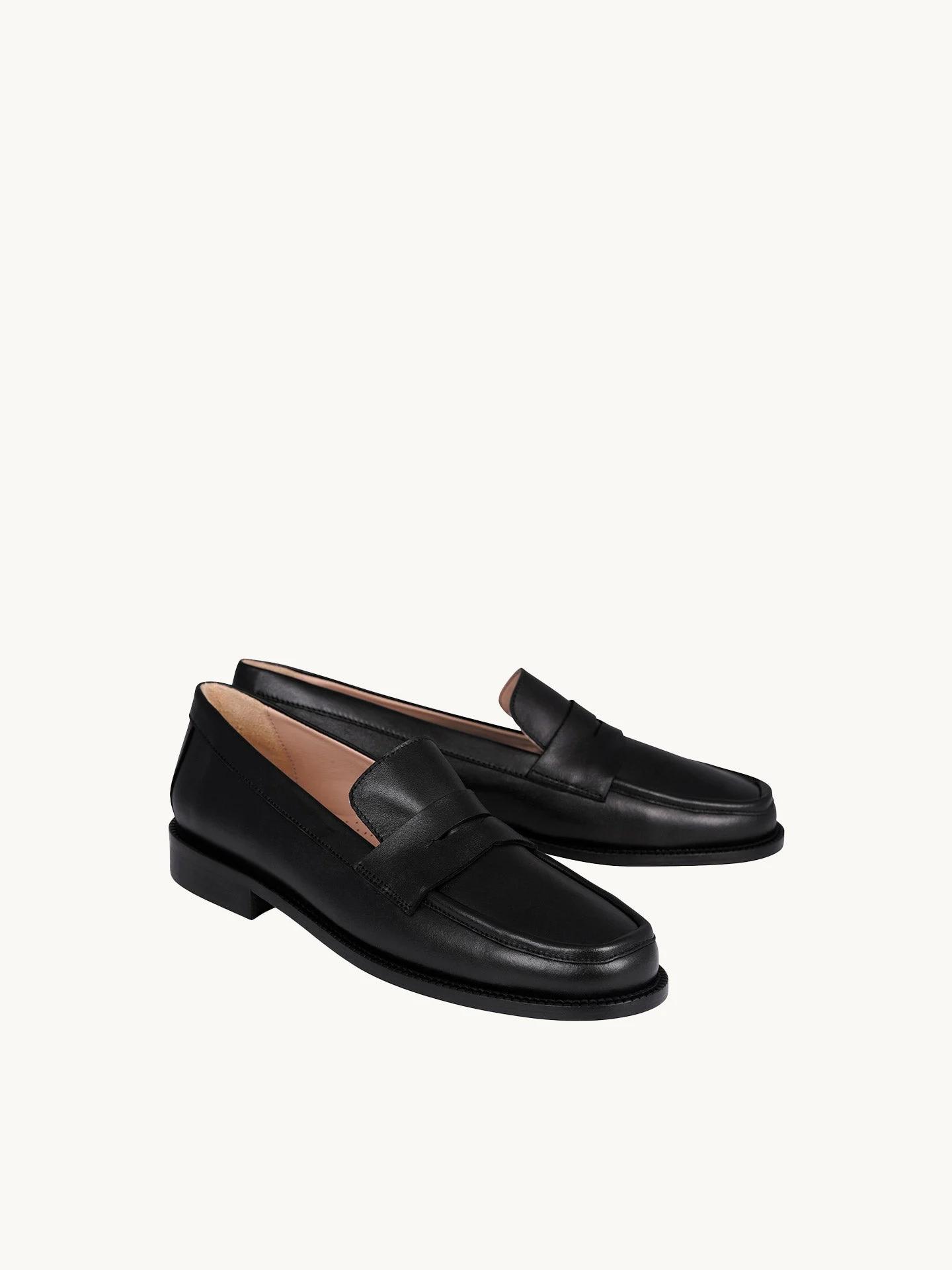 LISSA BLACK - Mocassins en cuir nappa | Noir