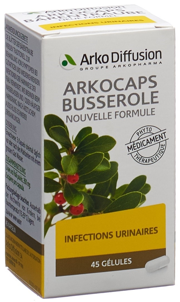 ARKOCAPS Bärentraube<br>45 Stück, Dose, Hartkapsel