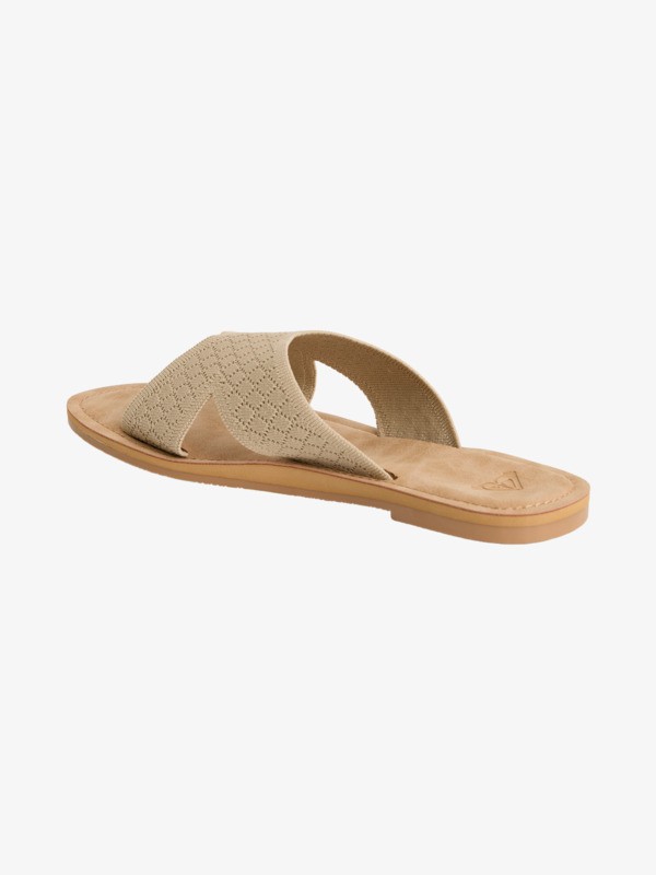 Andreya Crochet Sandales Beige Femme