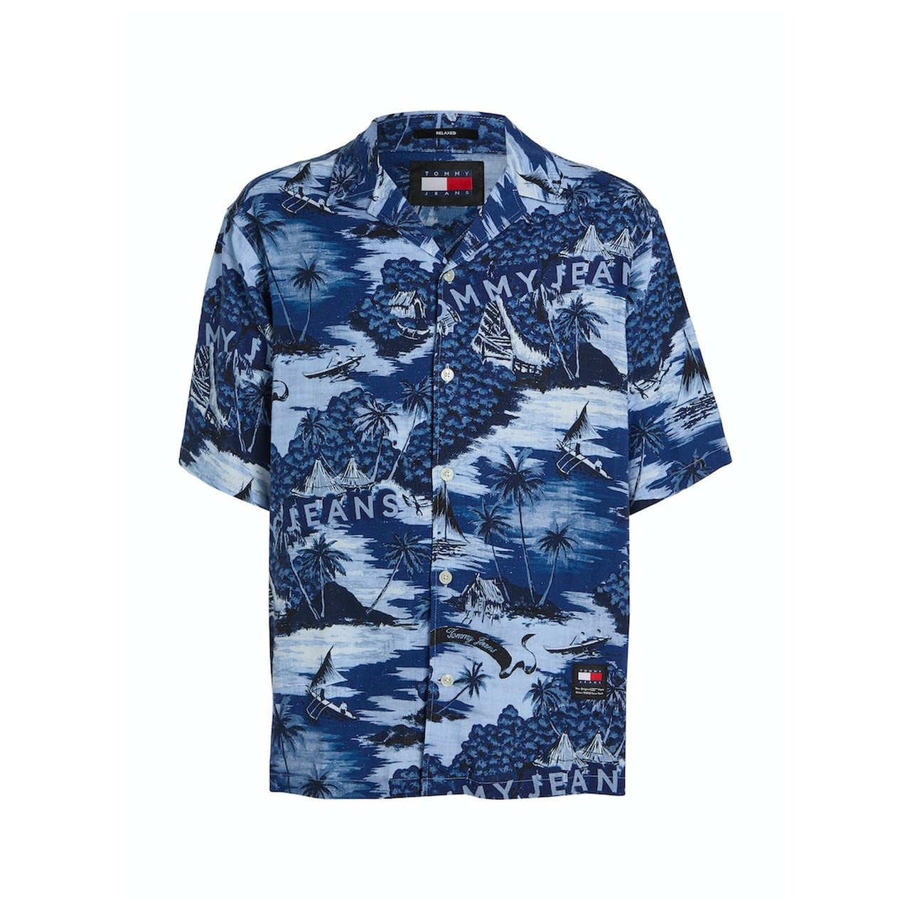 Tommy Jeans TJM AO HAWAIIAN CAMP SHIRT EXT