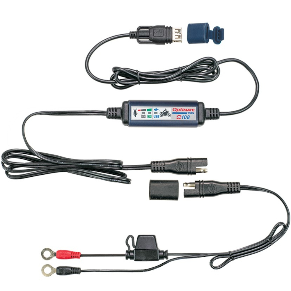 TecMate - Chargeur USB Optimate O-108 + prolongateur T108