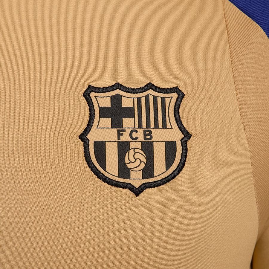 FC Barcelone Maillot d'Entraînement Dri-FIT Strike Drill - Or/Bordeaux/Noir