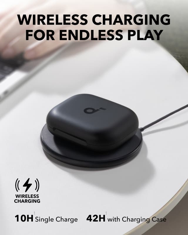 Soundcore AeroFit 2 true wireless in-ear-hovedtelefoner (sort)