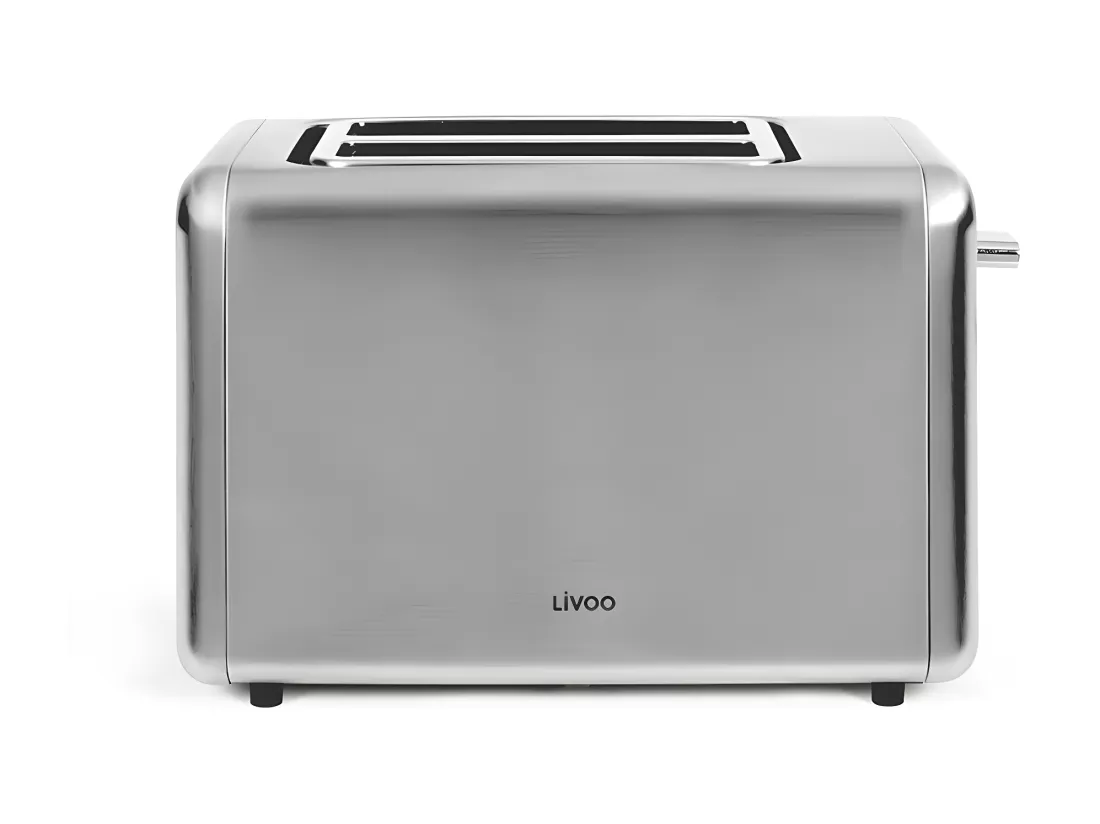 Grille-pain digital 2 fentes larges 850W gris