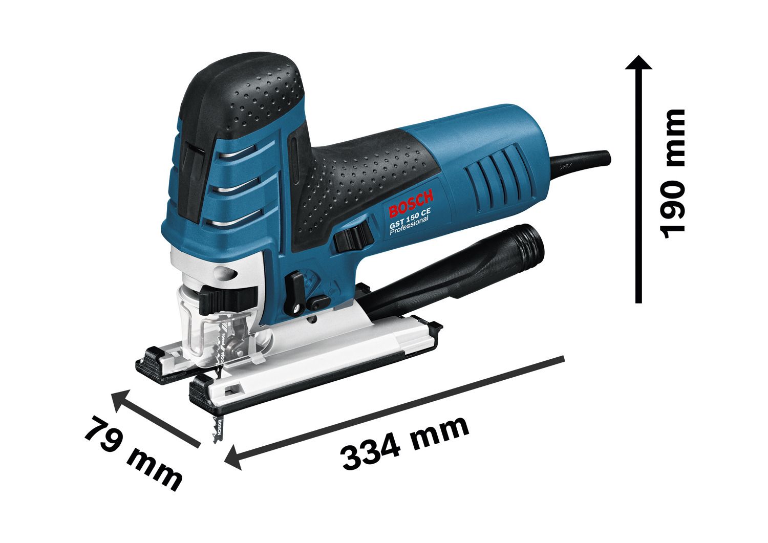 Bosch Professional GST 150 CE Decoupeerzaag 780W in L-Boxx - 0601512003