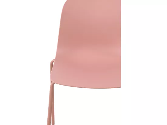 Chaise de conférence - Plastique - Rose - Hardin