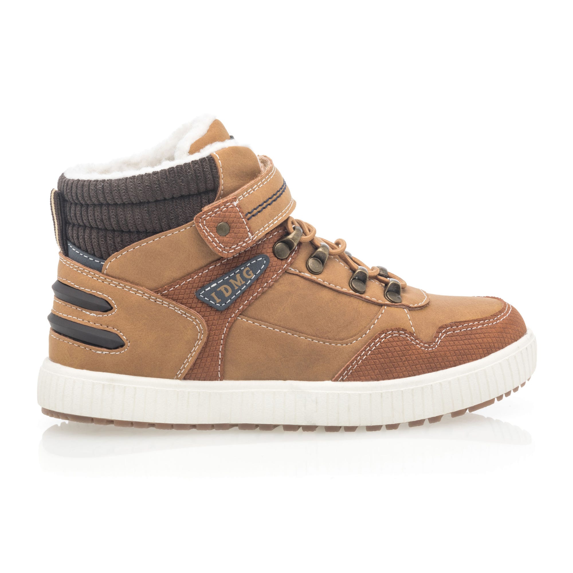 Baskets hautes Garçon cognac