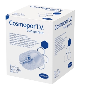 COSMOPOR I.V. 9x7cm transparent, 100 Stück