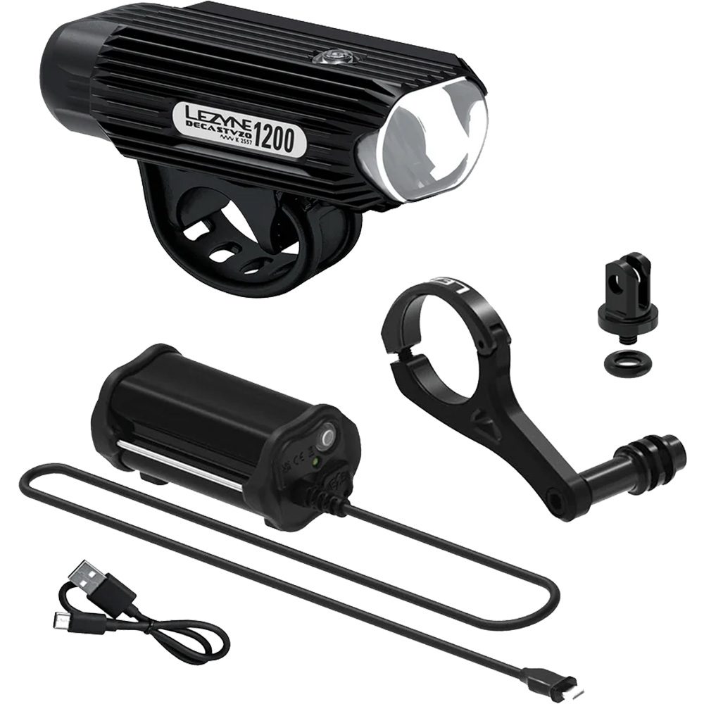 Lezyne Deca STVZO 1250 Frontlicht schwarz
