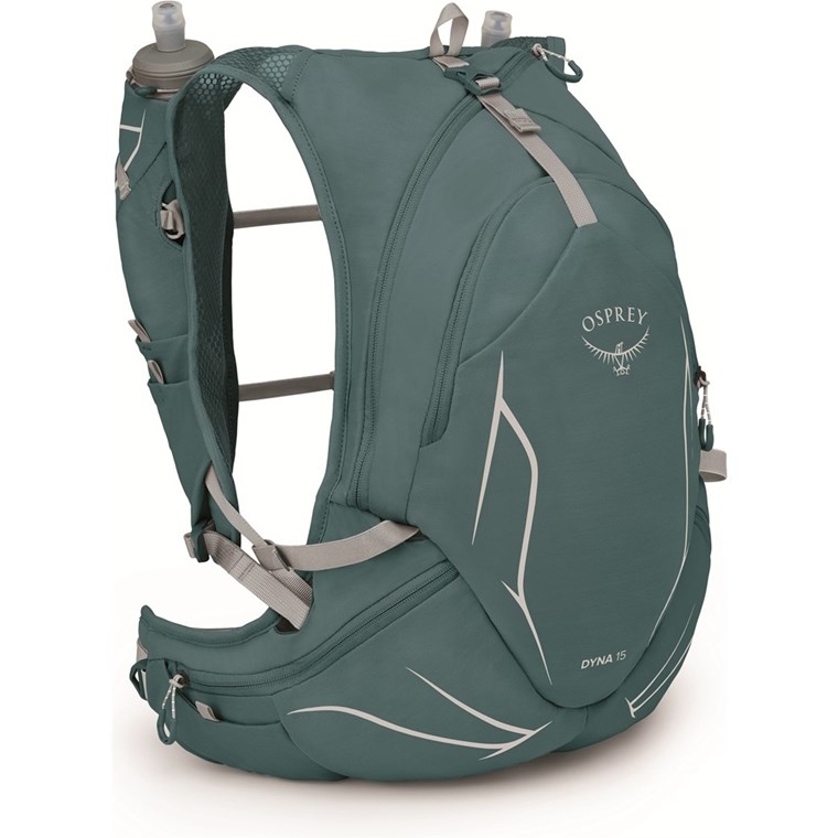 Osprey Dyna 15 w/Flasks Cascade Blue/Silver Lining
