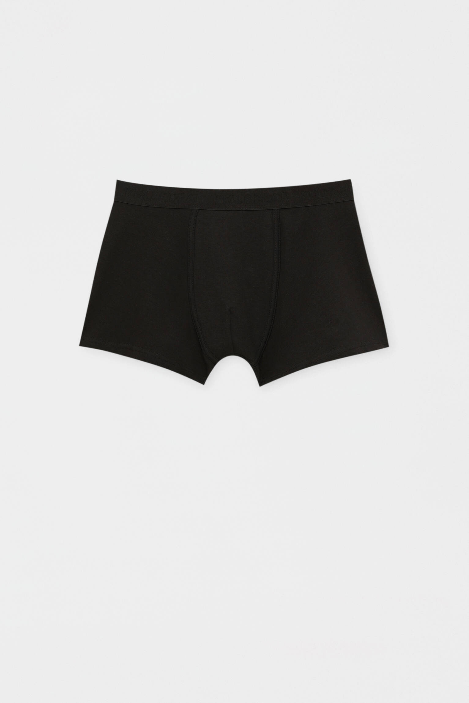 Pacote com 3 cuecas boxer pretas - pretas
