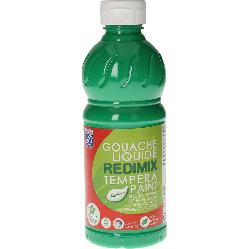 Lefranc & Bourgeois Plakatfarbe Redimix, 500 ml, leuchtendgrün, 1 Stück