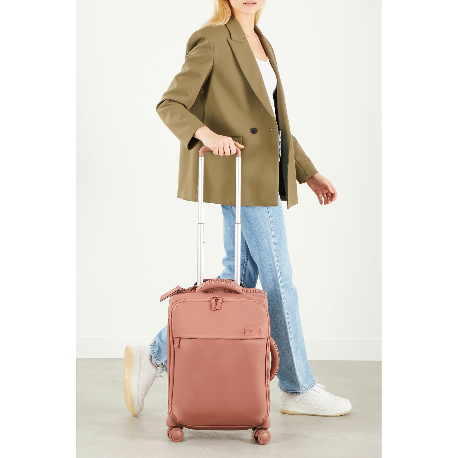 Lipault Plume Cabin Trolley khaki