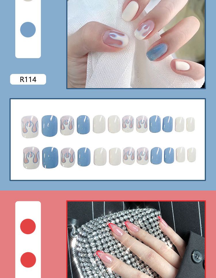 Fainie - Print Faux Nail Tips