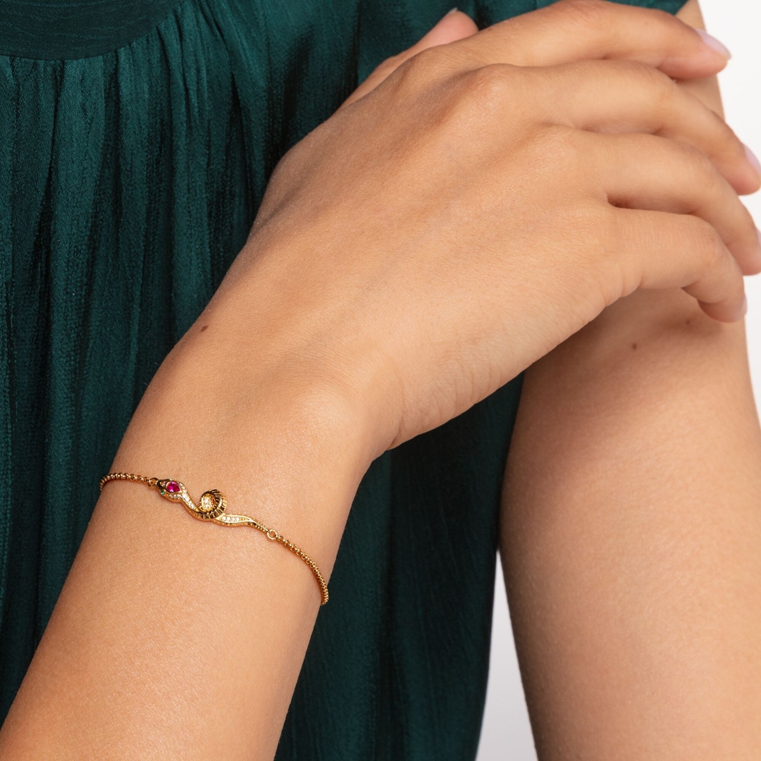 Thomas Sabo Apple & Snake Armband Schlange gold