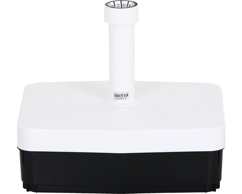 Siena Garden witte 45 kg vierkante parasolvoet