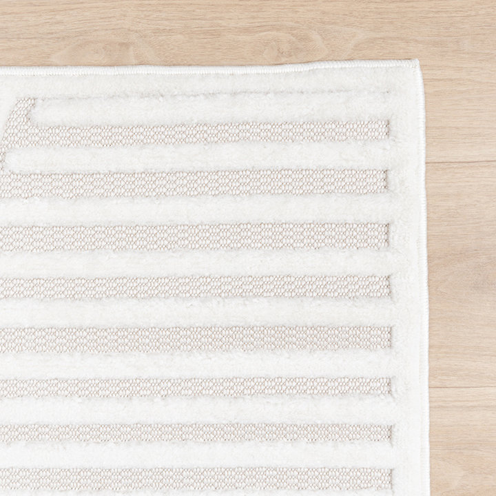 Modern binnen- en buitenkleed - Nori Curves Wit