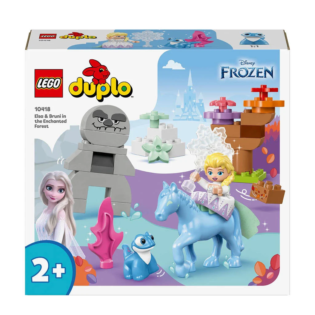 Super blijDisney Elsa en Bruni in het Betoverde Bos Frozen 2 Set met Poppetjes 10418