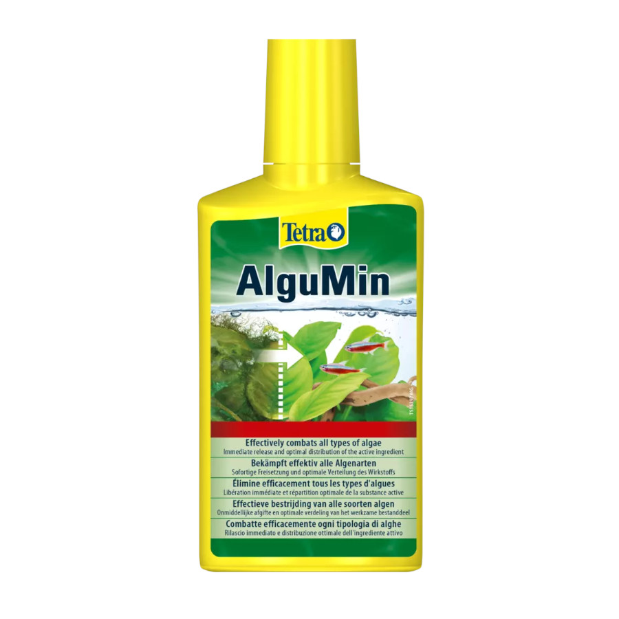 Tratamento de algas Tetra AlguMin para aquários