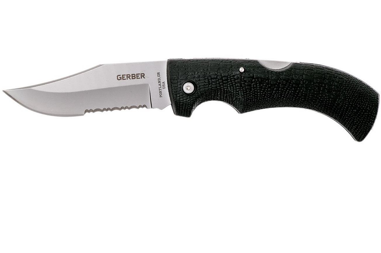Gerber Gator 06079 clip point, serrated zakmes