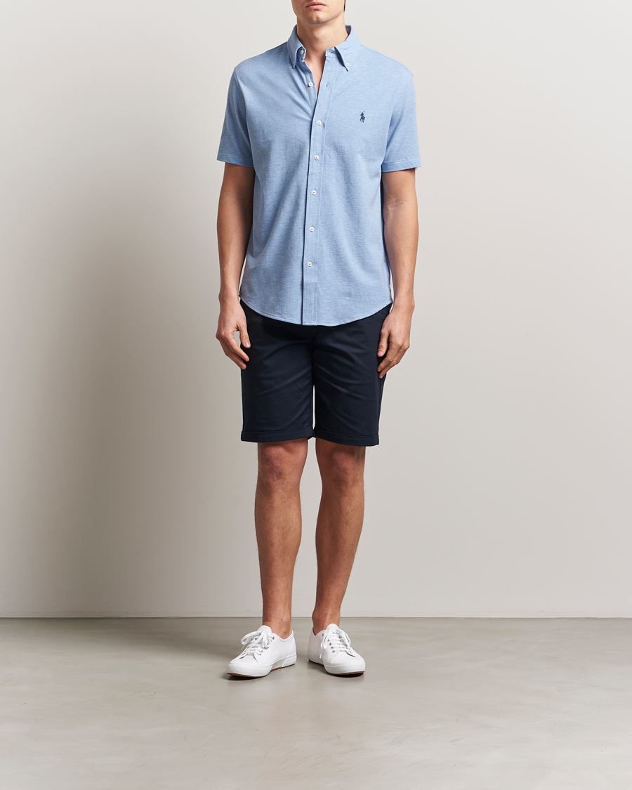 Polo Ralph Lauren Featherweight Mesh Short Sleeve Shirt Isle Heather