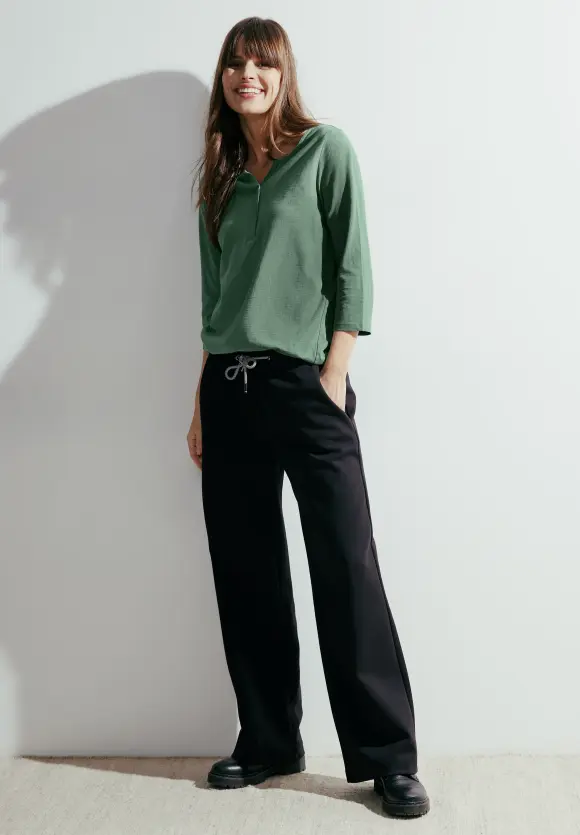 Tunika Shirt - raw salvia green