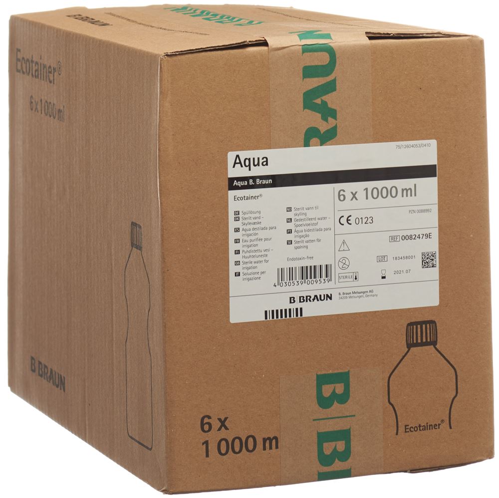 AQUA DEST Braun Spül Lös Ecotainer 1000 ml