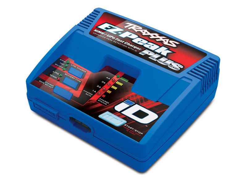 Traxxas Ladegerät EZ-Peak Plus 40W / 4A 4-Ampere NiMH/Lipo Schnell-Ladegerät