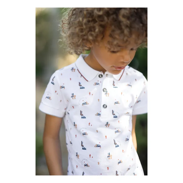 Tartine et Chocolat Polo Jardin Secret | Blanc