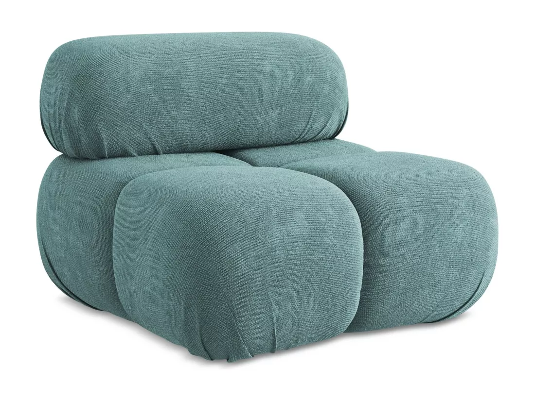 Fauteuil en Chenille - jeans - LOKUA