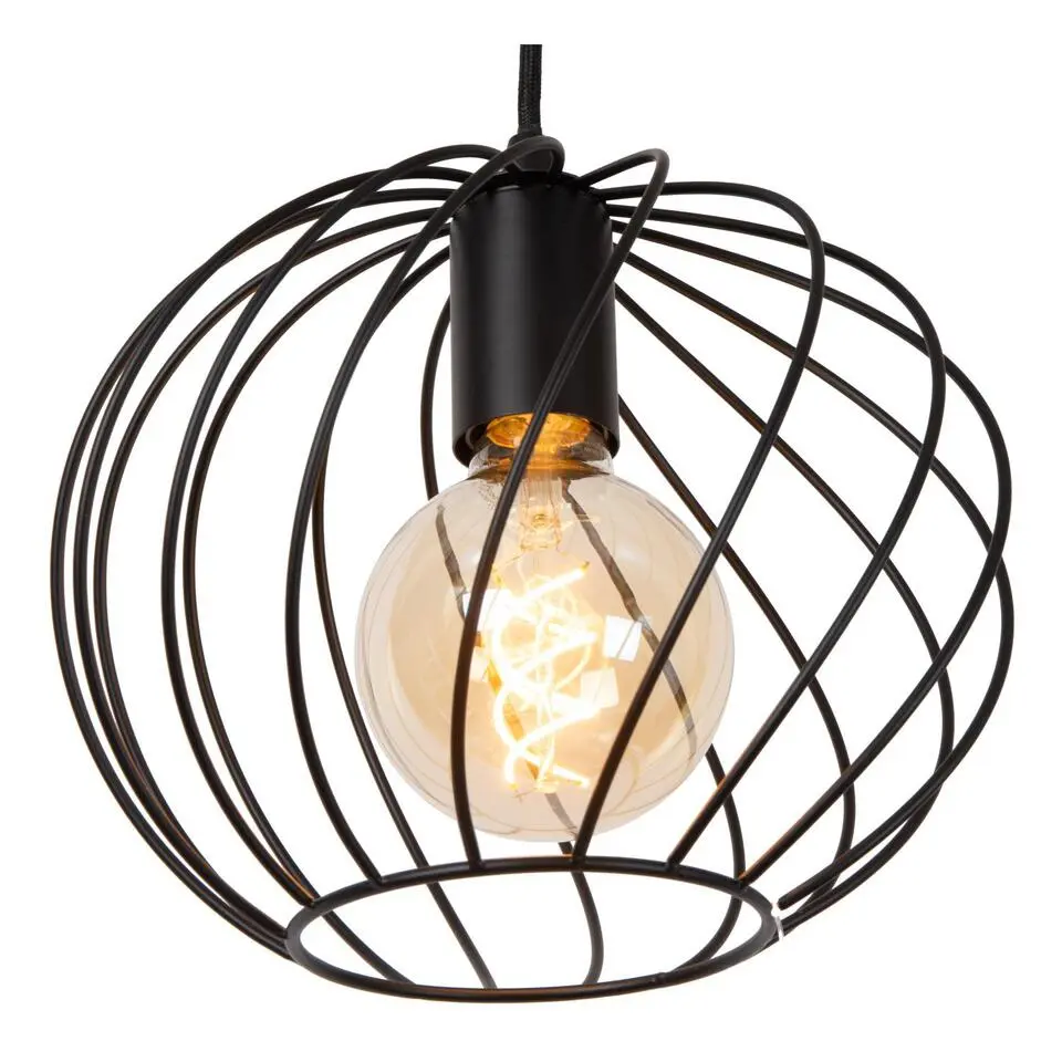 Lucide DANZA Hanglamp - Zwart