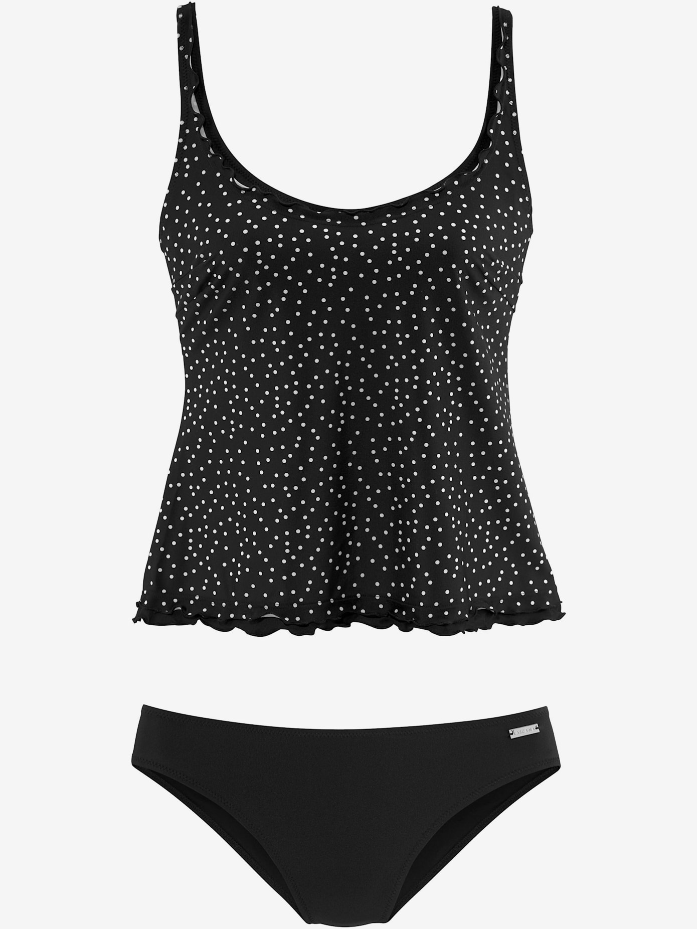 Tankini à armatures caoutchouc sous la poitrine pour un maintien optimal