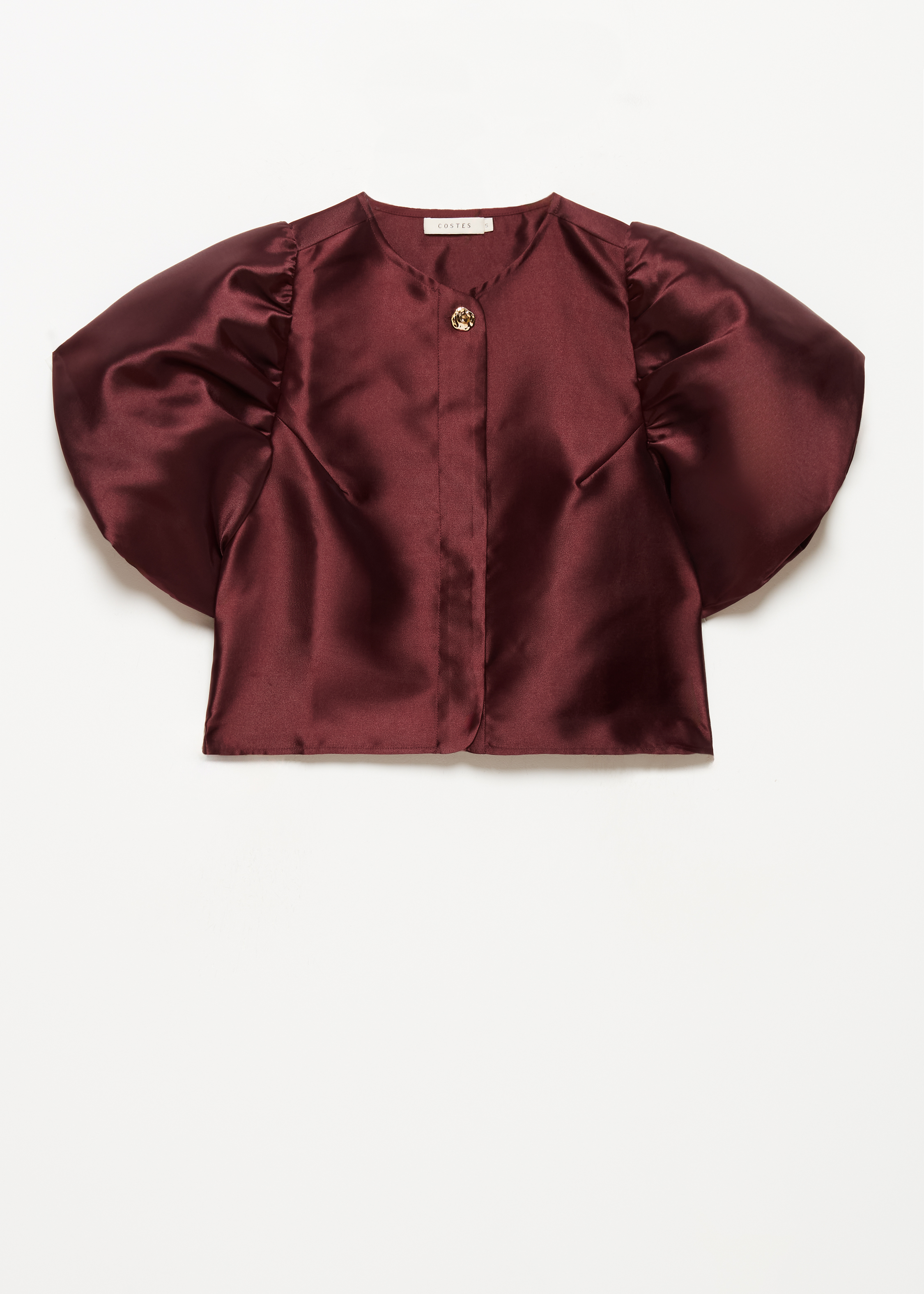 Blouse met pofmouwen