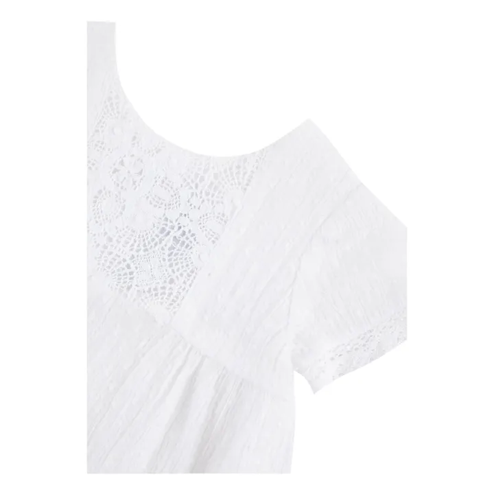 Tartine et Chocolat Robe Dentelle | Blanc