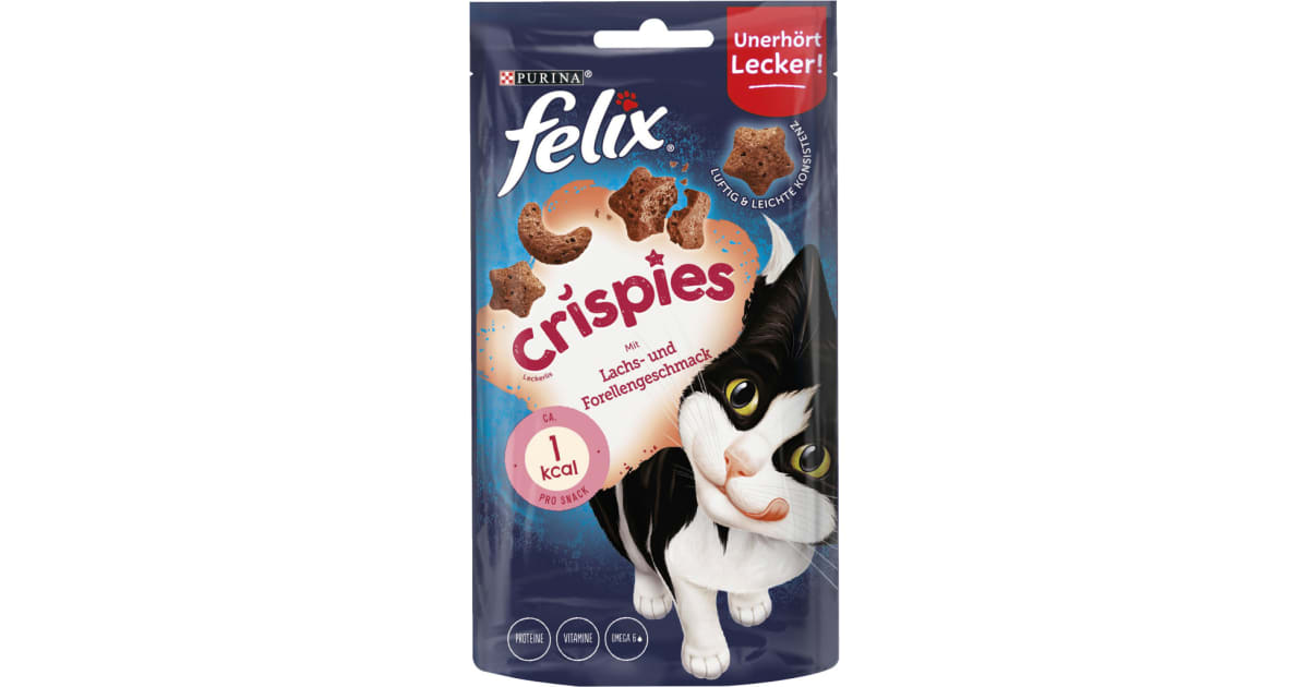 PURINA Felix Crispies Lachs und Forelle 45 gr