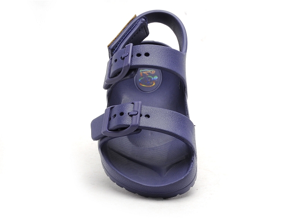 Shoo pom mules et sabots enfant surfy buckles bleu