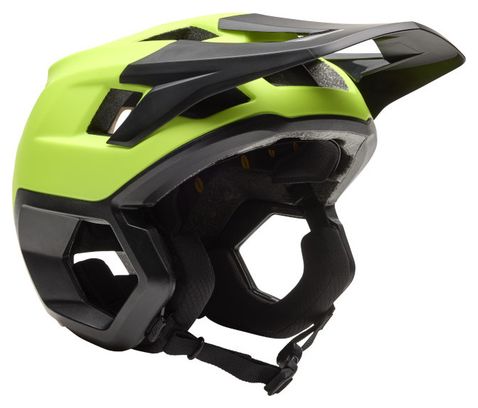 Casque VTT Fox Dropframe Jaune Fluo