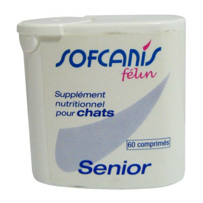 Complément alimentaire Sofcanis pour chat Senior boîte 60 comprimés