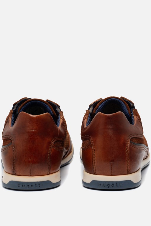Bugatti Tomeo Eco Sneakers cognac Leer