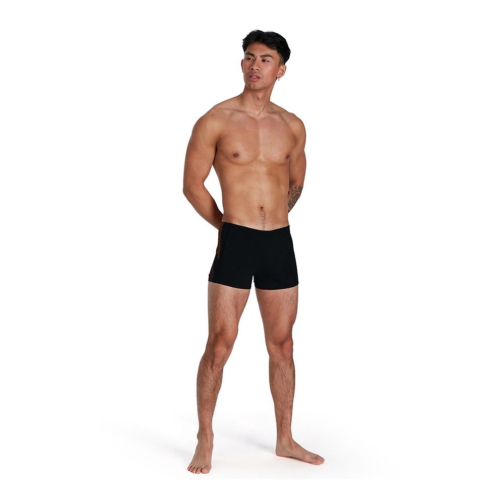 Speedo TECH PANEL - Boxer de bain Homme blackorange