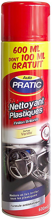 Nettoyant plastique 500 ml + 100 ml gratuit