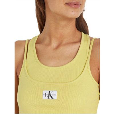 Débardeur femme Badge Rib Double Layer CALVIN KLEIN