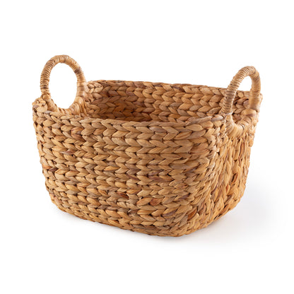 Panier de rangement en jacinthe d'eau Caracas