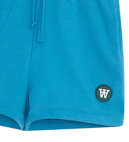 Wood Wood Sweatshorts - Victor - Blau