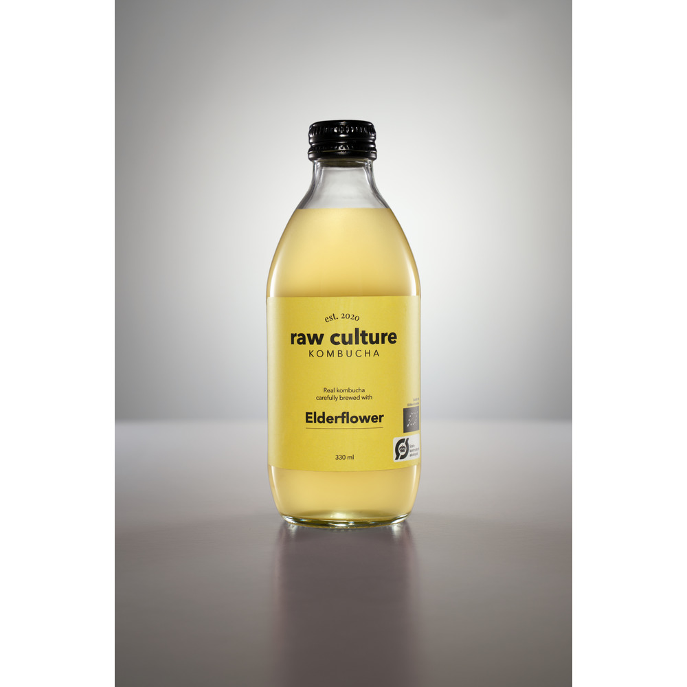 Raw Culture Kombucha Hyldeblomst Ø - 330 ml