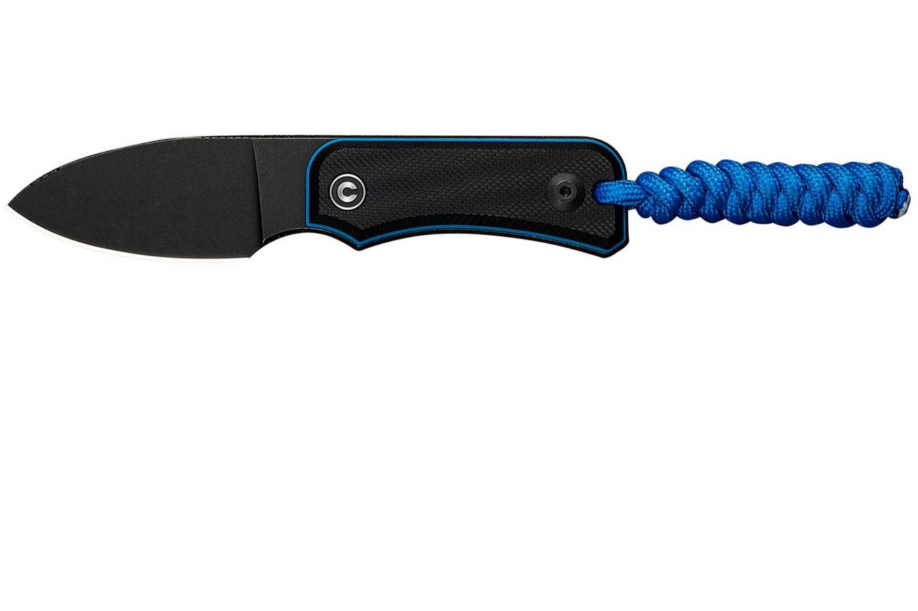 Civivi Baby Banter Fixed C23045-1 Black Nitro-V, Black/Blue G10, vaststaand mes, Ben Petersen design