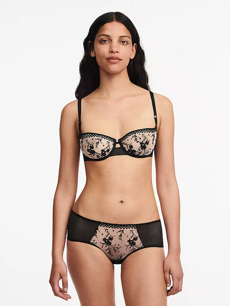 PASSIONATA BH mit Bügel BALCONEY SUZY beige dore schwarz  schwarz